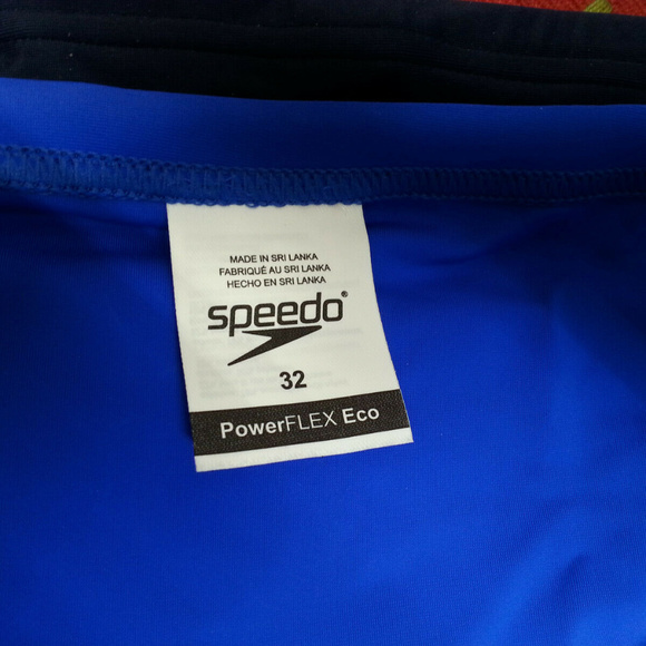 Speedo Men's Sapphire Blue 4" Swimsuit Bikini NEW - Picture 6 of 6